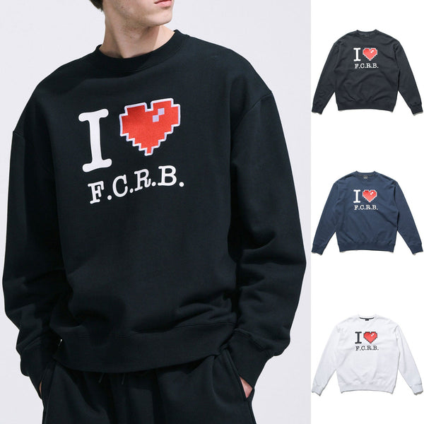 F.C.Real Bristol 24S/S I LOVE F.C.R.B. CREWNECK SWEAT [ FCRB-240071 ] cotwo