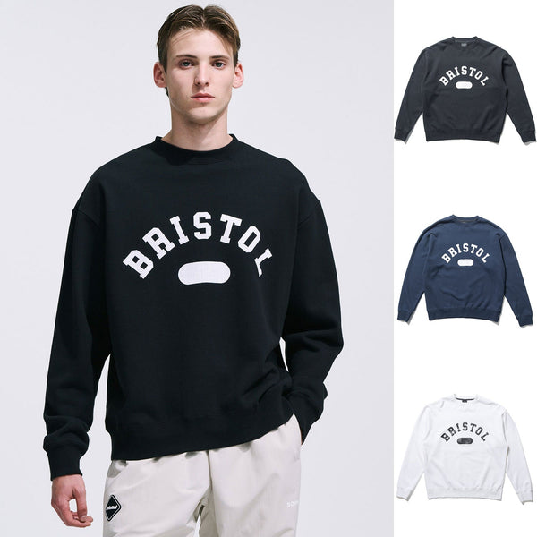 F.C.Real Bristol 24S/S ARCH LOGO CREWNECK SWEAT [ FCRB-240072 ] cotwo