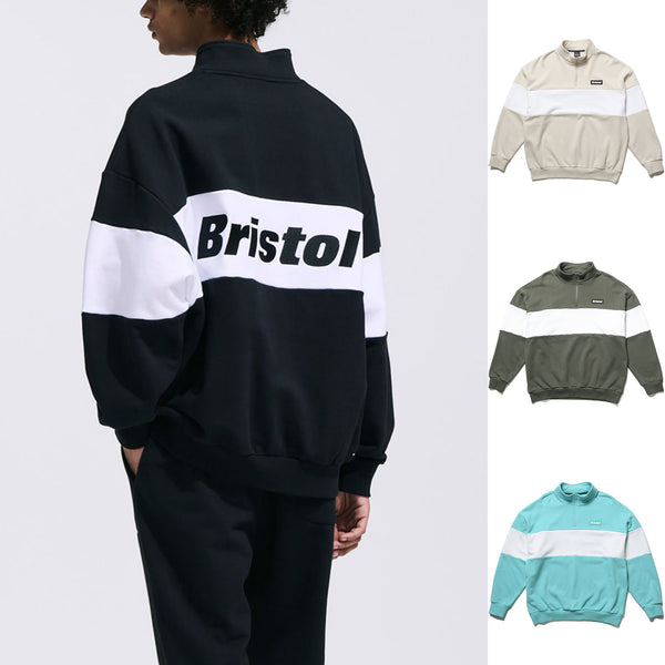 F.C.Real Bristol 24S/S HALF ZIP STAND COLLAR SWEAT [ FCRB-240080 ] cotwo