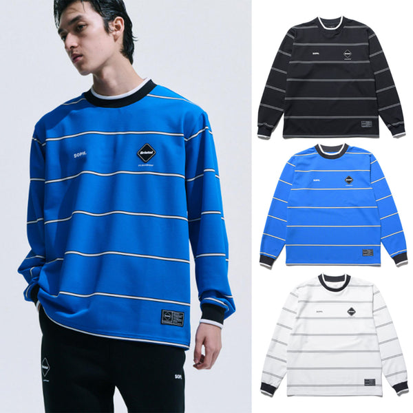 F.C.Real Bristol 24A/W BORDER L/S BAGGY TOP [ FCRB-242031 ] cotwo