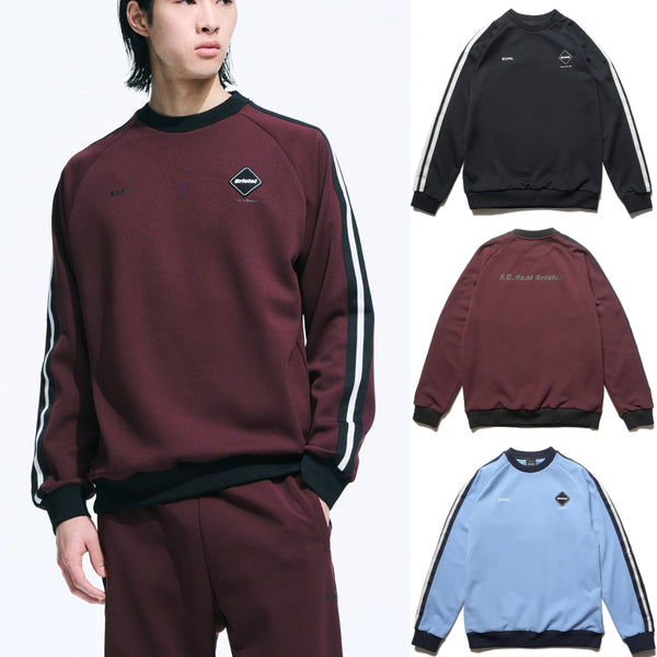 F.C.Real Bristol 25A/W TRAINING TRACK CREWNECK TOP [ FCRB-252083 ]