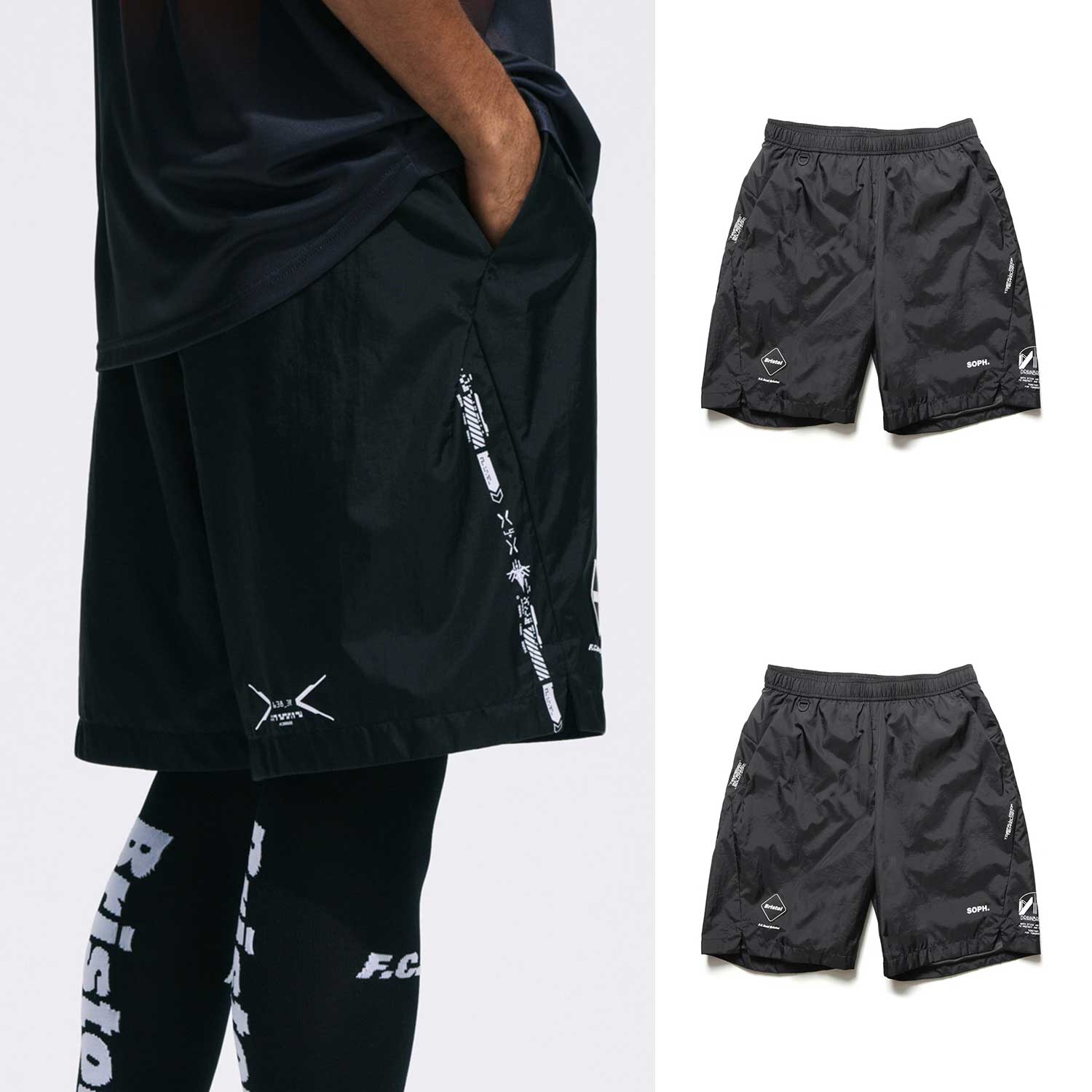 M黒 FC Real Bristol ミニオンズ PRACTICE SHORTS 2025年最新】F.C.Real Bristol ハーフパンツ・ショートパンツの