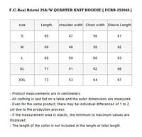 F.C.Real Bristol 25A/W QUARTER KNIT HOODIE [ FCRB-252048 ]