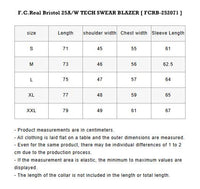 F.C.Real Bristol 25A/W TECH SWEAR BLAZER [ FCRB-252071 ]