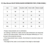 F.C.Real Bristol 25A/W WOOL BLEND AUTHENTIC TOP [ FCRB-252066 ]