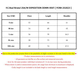 F.C.Real Bristol 25A/W EXPEDITION DOWN VEST [ FCRB-252023 ]