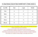 F.C.Real Bristol 25A/W FIELD DOWN VEST [ FCRB-252021 ]