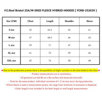 F.C.Real Bristol 25A/W GRID FLEECE HYBRID HOODIE [ FCRB-252039 ]