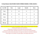 F.C.Real Bristol 25A/W GRID FLEECE HYBRID HOODIE [ FCRB-252039 ]