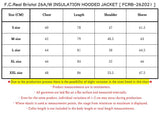 [ Pre-order ] F.C.Real Bristol 26A/W INSULATION HOODED JACKET [ FCRB-262021 ]