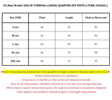 F.C.Real Bristol 25A/W THERMAL-LINING QUARTER-ZIP PISTE [ FCRB-252044 ]