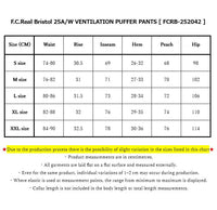F.C.Real Bristol 25A/W VENTILATION PUFFER PANTS [ FCRB-252042 ]