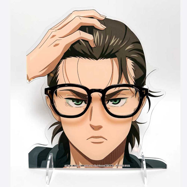 FCW x Re:See x Attack on Titan Eren Yeager Model Glasses & Acrylic Stand Set