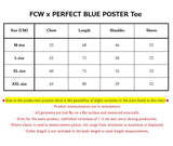 FCW x PERFECT BLUE POSTER Tee
