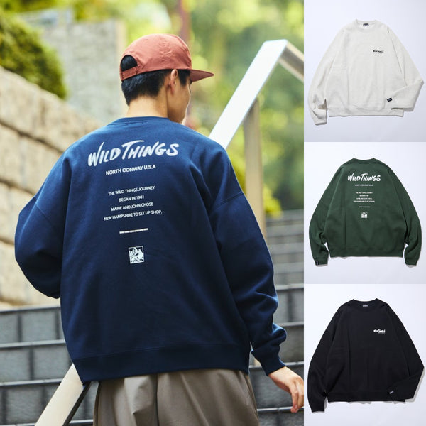 FREAK'S STORE x WILD THINGS Exclusive Oversized Reflective Back Print Sweatshirt