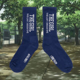 FCW x The Girl Who Leapt Through Time College Logo Socks