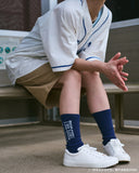 [ Pre-order ] FCW x The Girl Who Leapt Through Time College Logo Socks