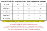 GOD SELECTION XXX x roarguns TRIPLE GUNS EMBLEM COACH JACKET