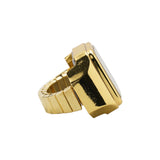 mastermind JAPAN x HIDAKA SKULL RING WATCH [ Gold ]