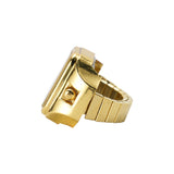 mastermind JAPAN x HIDAKA SKULL RING WATCH [ Gold ]