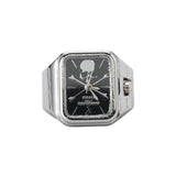 mastermind JAPAN x HIDAKA SKULL RING WATCH [ Silver ]