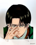 FCW x Re:See x Attack on Titan Levi Ackermann Model Glasses & Acrylic Stand Set