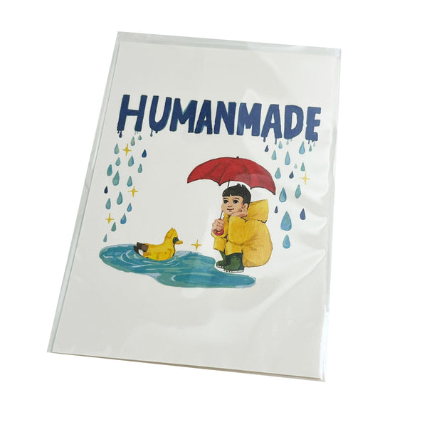 HUMAN MADE x KEIKO SOOTOME JUN. WE LOVE RAIN POST CARD cotwo