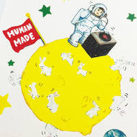 HUMAN MADE x KEIKO SOOTOME SEP. MOON LANDING POST CARD - cotwo