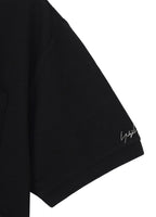 Yohji Yamamoto POUR HOMME 2PIECES PACK SIGNATURE EMBROIDERY BIG POLO SHIRTS [ HP-T44-990-1-04 ]