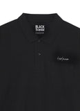 Yohji Yamamoto POUR HOMME 2PIECES PACK SIGNATURE EMBROIDERY BIG POLO SHIRTS [ HP-T44-990-1-04 ]