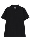 Yohji Yamamoto POUR HOMME 2PIECES PACK SIGNATURE EMBROIDERY BIG POLO SHIRTS [ HP-T44-990-1-04 ]