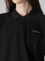 Yohji Yamamoto POUR HOMME 2PIECES PACK SIGNATURE EMBROIDERY POLO SHIRTS [ HP-T44-994-1-03 ]