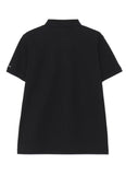 Yohji Yamamoto POUR HOMME 2PIECES PACK SIGNATURE EMBROIDERY POLO SHIRTS [ HP-T44-994-1-03 ]