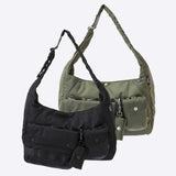 COMME des GARCONS HOMME NYLON TWILL 3-POCKET MOON BAG [ HR-K207-051 ]