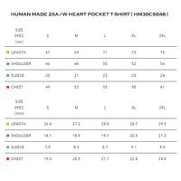 HUMAN MADE 25A/W HEART POCKET T-SHIRT [ HM30CS048 ]
