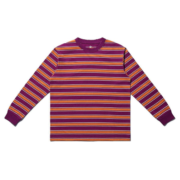 JAPAN Convenience Store Heavyweight Long Sleeve Stripe T-shirt [ 2025 Autumn Color ]