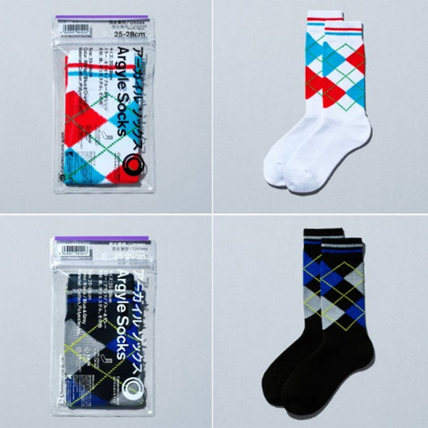 JAPAN Convenience Store Argyle Socks