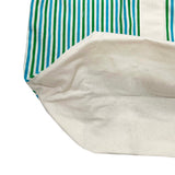 JAPAN Convenience Store FAMIMA PARK AZABUDAI Green Stripe Tote Bag cotwo