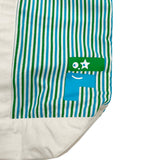 JAPAN Convenience Store FAMIMA PARK AZABUDAI Green Stripe Tote Bag cotwo