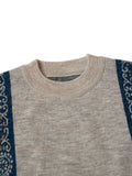KAPITAL 12G Wool Bandana Crew Neck Sweater [ EK-1302KN ]