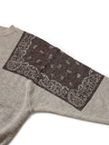 KAPITAL 12G Wool Bandana Crew Neck Sweater [ EK-1302KN ]