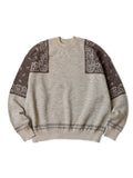 KAPITAL 12G Wool Bandana Crew Neck Sweater [ EK-1302KN ]