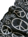 KAPITAL Shrinkable Wool Peace Mark HAPPY Scarf [ K2109XG512 ]