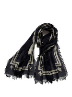 KAPITAL Rayon WABI SABI Rain Scull Scarf [ EK-1520XMA ]