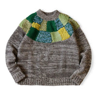 KAPITAL 3G Wool Hand-Knit TUGIHAGI Crew Sweater [ K2211KN118 ]
