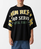KAPITAL 18.5/- Jersey Crew T-Shirt ( DENIM REPAIRpt ) [ EK-1602SCA ]