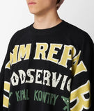 KAPITAL 18.5/- Jersey Crew T-Shirt ( DENIM REPAIRpt ) [ EK-1602SCA ]