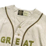 KAPITAL French Linen GREAT KOUNTRY Baseball Shirt [ EK-1625SS ]