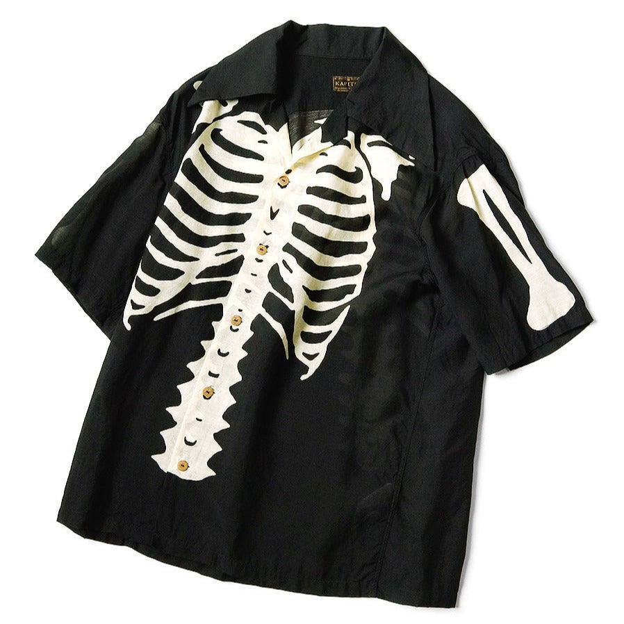 X-ray Silk Cross Collar Shirt