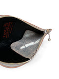 KAPITAL Crack Leather THUMBS UP BONE HAND ZIP Neck Bag [ K2310XG535 ]